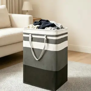 Collapsible Waterproof Laundry Basket, Practical Mother’s Day Gift, 75L Freestanding Organizer for Home & Dorm Foldable Clothes Portable Reusable