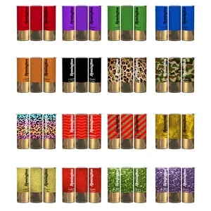 1pc 12 Gauge Shotgun Shell Style Stainless Steel Tumbler, 16 Designs Available, with Lid and Straw, Hunting Gift for Men, Outdoor Sports Insulated Mug, Insulated Travel Drinkware, Christmas, water bottles, thermos