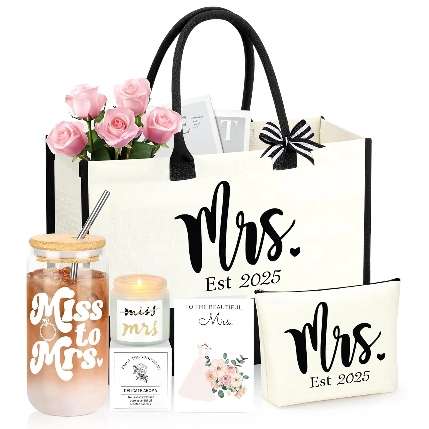 Bride Gifts for Bridal Shower 2025, Wedding Gifts for Bride to Be, Future Mrs, Engagement, Bachelorette Party  Set of 5