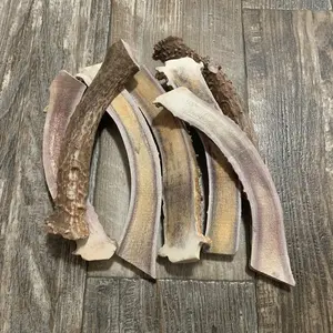 One Pound XL Split Premium Deer Antler Dog Chews! ~ Free Shipping