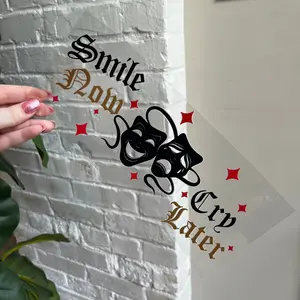 Smile Now, Cry Later UV DTF Wrap