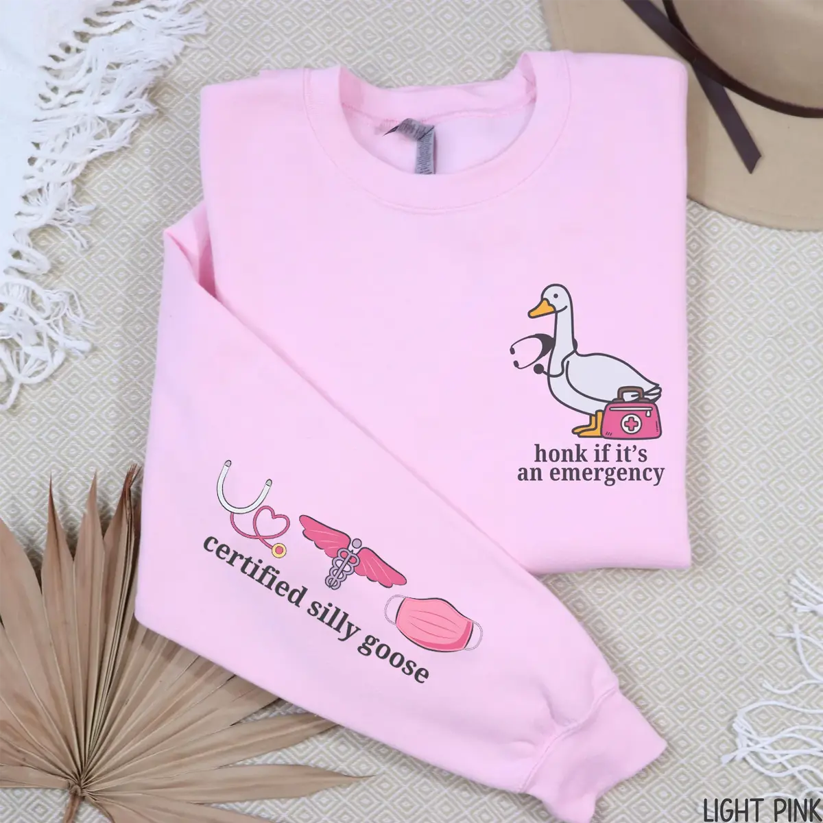Certified Silly Goose Sweatshirt, CNA Crewneck Sweater, Certified Nursing Assistant Sweatshirt, CNA Sweatshirt, Nursing Student Gift