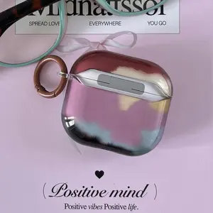 Irregular Marble Pattern Earphone Case, Fashion Earphone Protector Cover, Earphone Protective Case Compatible with AirPods