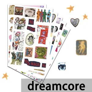 174 Vintage Dream Nucleus Stickers for Phone Cases, Laptop Skins, Notebooks, Scrapbooks, Versatile Decorative Accessories