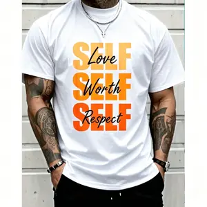 Women's 100% Cotton Short-Sleeve Round Neck Soft Casual T-Shirt, Orange "Orange Vibes Only" Graphic Tee Clothes, Unisex Option Available