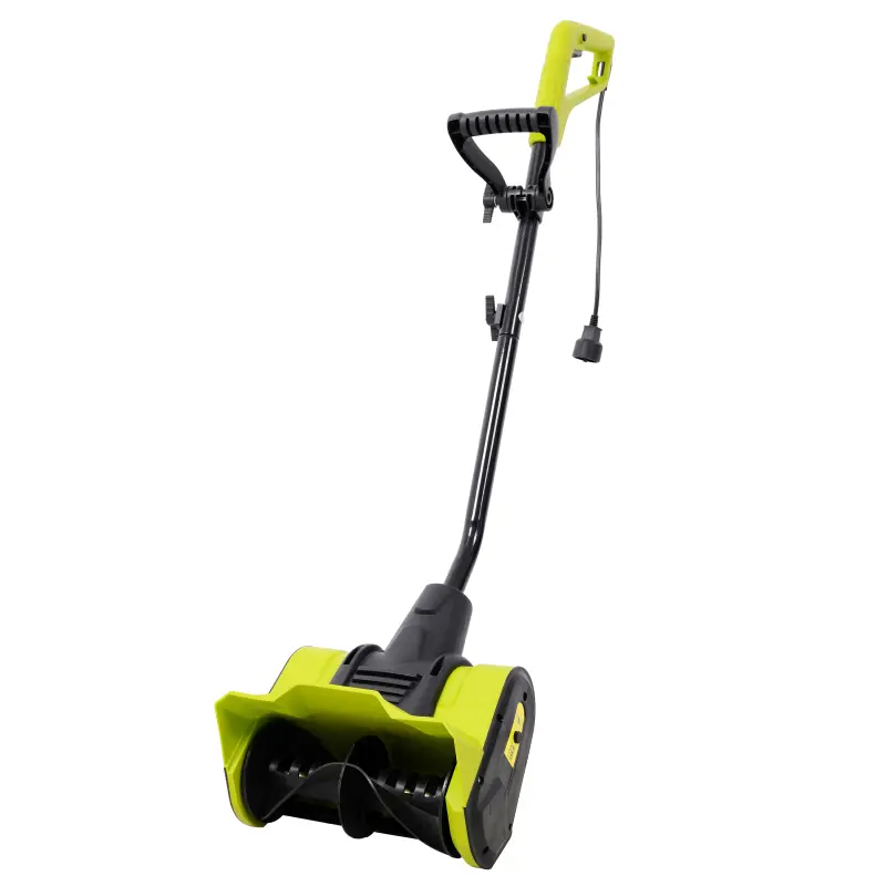 12-Inch Corded Snow Blower,120V-60Hz,ETL certificate,Black and Green Color