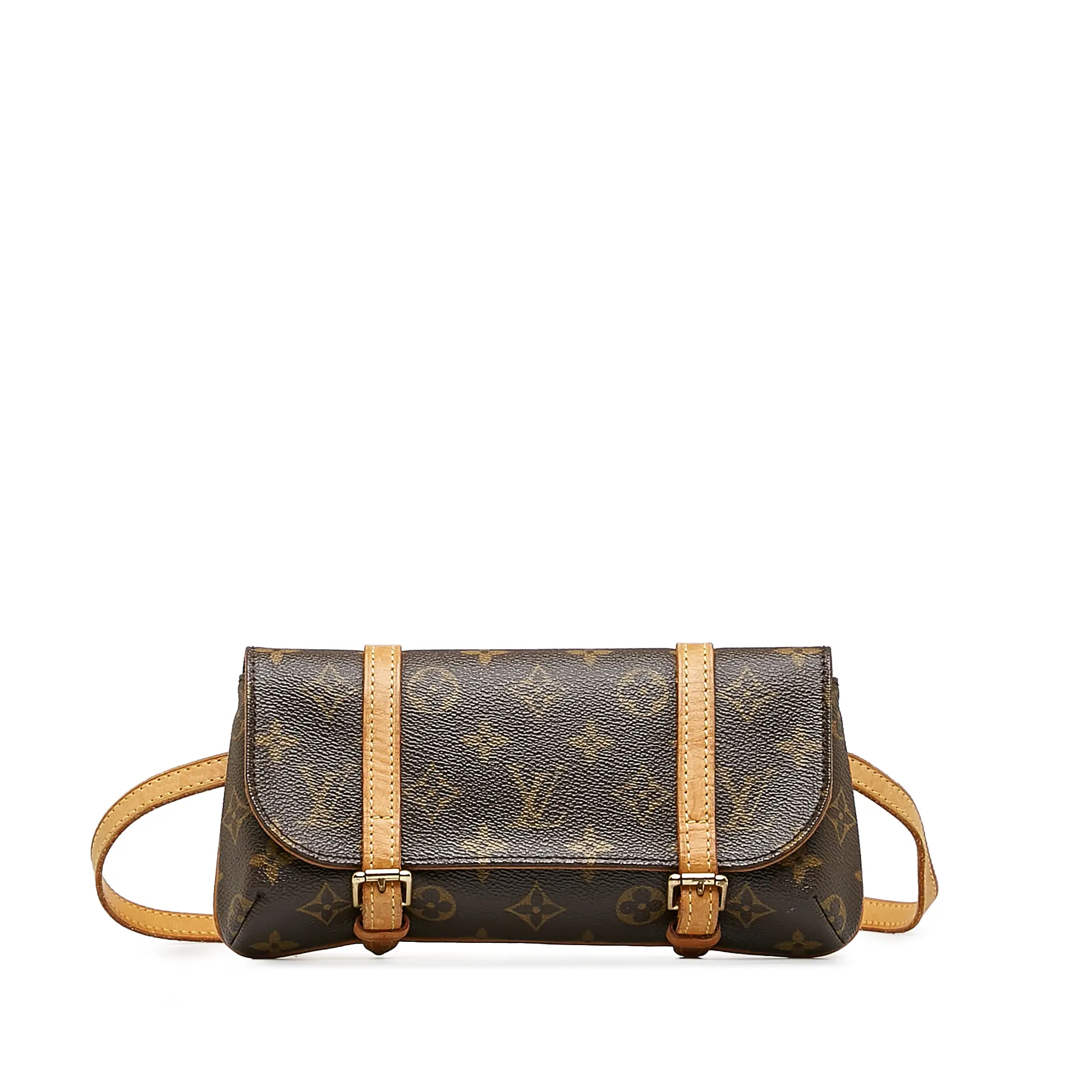 Pre-owned Louis Vuitton Canvas Crossbody Bags Monogram Pochette Marelle PM