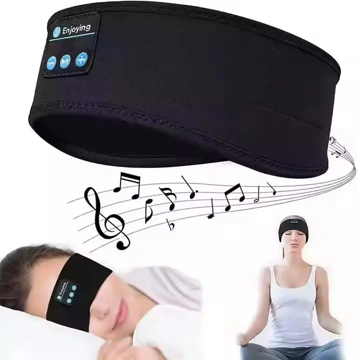 Sleep Wireless Music Headband (2026 Upgrade), Unisex Sleep Music Eye Mask, For Side Sleepers, Wireless with HD Stereo Speakers for Jogging and Travel