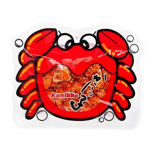 UMAYA - Okabe Kanikko - Ready To Eat Fried Japanese Baby Crabs - With A Hint Of Sweet Honey and Savory Seasonings - Crunchy Gourmet Snack From Japan - Individual 2.3oz (65g) Snack Size Bag - Pack of 1