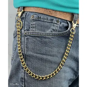 Heavy-duty Wallet Chain / Key Tether - Standard & Long Lengths - Removable Keyring