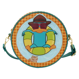 Loungefly Phineas and Ferb Perry the Platypus Pool Crossbody Bag