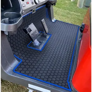 Golf Cart Floor Liner Mat Full Coverage Custom Fit for 2 and 2+2 Club  Models Precedent 2004-2025/Onward & Tempo (2017-2025)/Villager & V4L (2019-2025