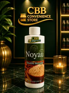 Cbb Potent Haitian Pure Almond Noyau, 8 oz Nut-Containing Pantry Food for Home & Convenience Store Use, Requires Room Temperature Cupboard Storage