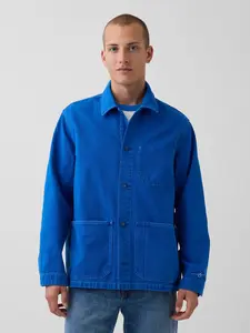 Gap Men's Get Blue Relaxed Chore Jacket
