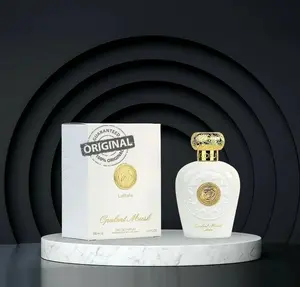 Lattafa Opulent Musk Eau de Parfum Spray for Women 3.4 Ounce Floral Scent with White Musk Saffron Lemon Jasmine & Cedar Resin Perfume