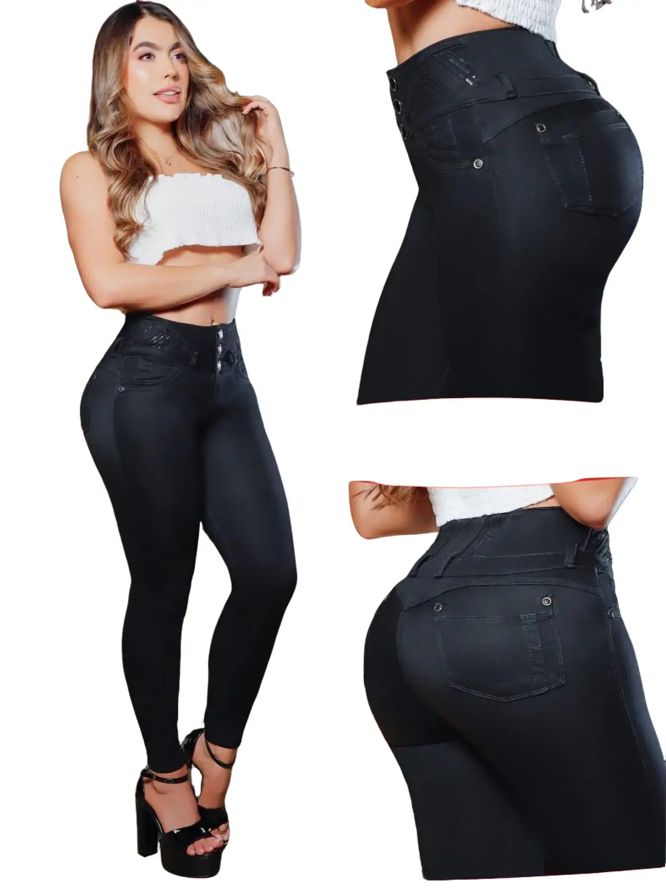 COLOMBIAN BONBONUP WOMAN'S JEANS BUTT LIFTER