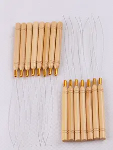 6-Pack Hair Extension Tools Set, False Hair Extensions Beads Tool, Multifunctional Threader Needle Holder, Hair Hook Needles Accessories