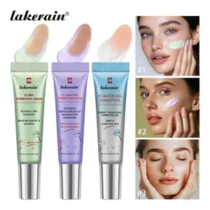 Longlasting Centella Asiatica CC Cream, Hydrating Makeup Primer, Waterproof Foundation, Medium Coverage, Brightens & Evens Skin Tone, Lightweight Non-Sticky, Travel-Sized for Trips & Vacations, Cosmetic Product