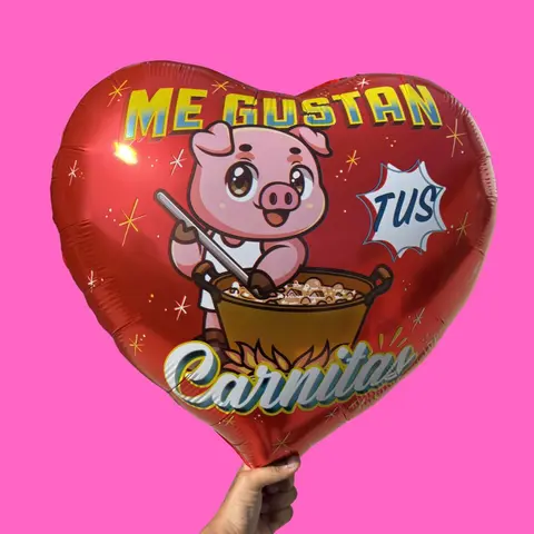 Me Gustan Tus Carnitas 24 inch mylar balloon