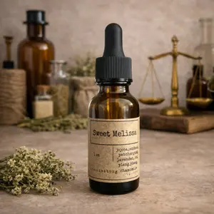 Sweet Melissa – The Essence Within | Floral-Earthy Aromatherapy with Patchouli, Lavender & Ylang Ylang