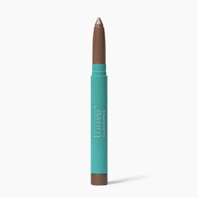 Thrive Causemetics - Brilliant Eye Brightener Shadow Stick, Eye Shimmer, Eyeshadow Stick, Eyeliner with Built-In Sharpener