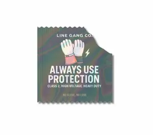 Always use protection sticker