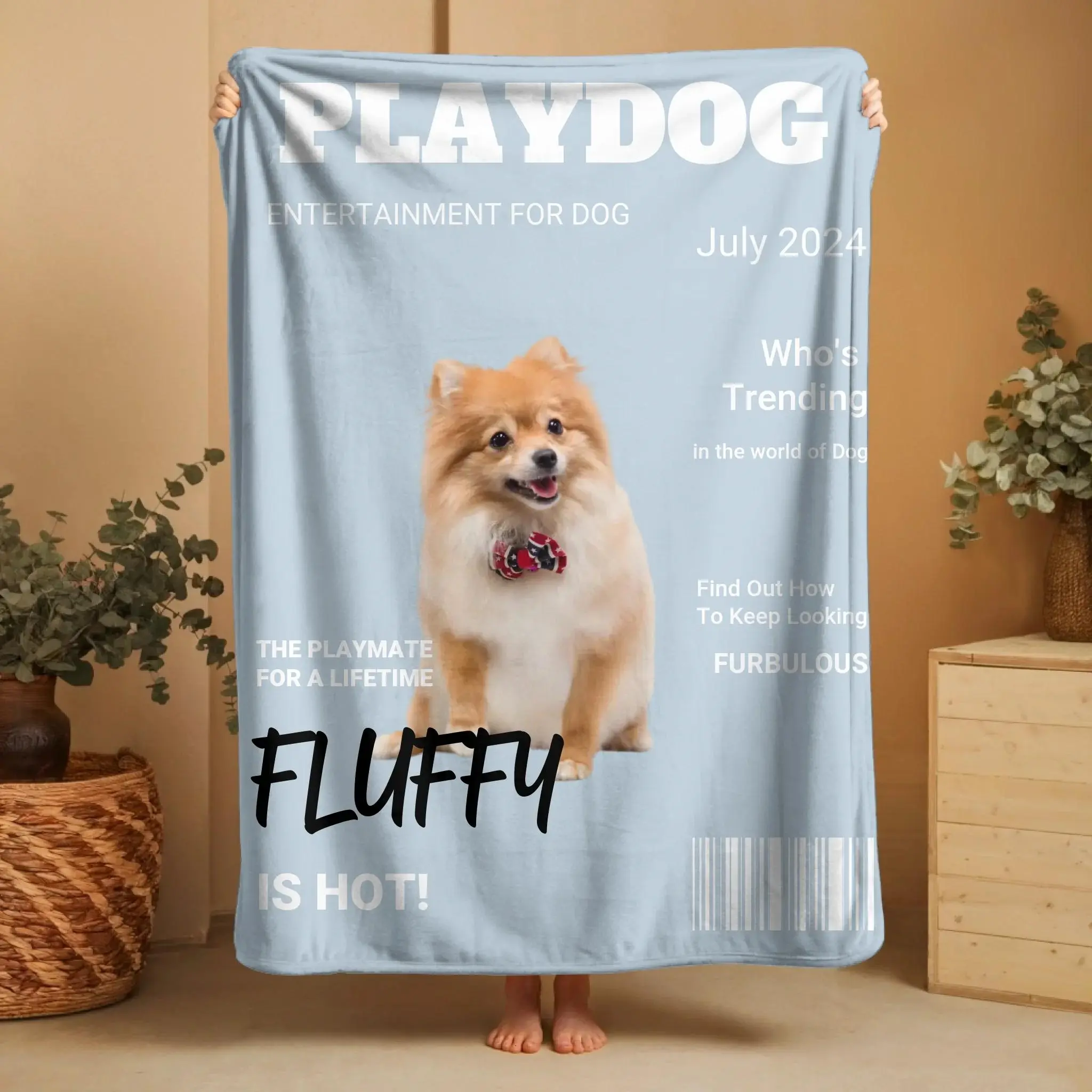 PlayDog Custom Photo Blanket | Personalized Dog Gift – Pawsonalize