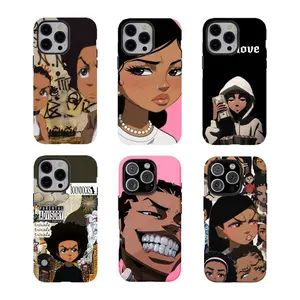 Y-The Boondocks Phone Case ,Streetwear Aesthetic,Having good protective properties,for iPhone 16 15 14 13 12 11 17Pro Max,for Samsung S25 S24 S23 S22 Ultra,Protective Cover