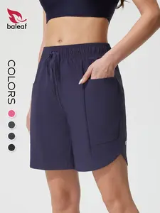 BALEAF Women's 7'' Long Board Shorts High Waisted Swim Shorts, Modest Tankini Beach Swimsuits with Liner and Pockets, Quick Dry UPF 50+ Sun Protection Water Resistant Active Athletic Shorts Lightweight Casual for Swimming Travel Multi-Purpose #Summervibes