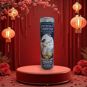 Veladora preparada justicia y libertad