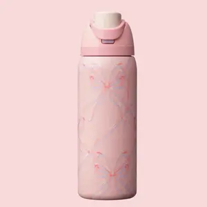 Sugar Plum Fairy Limited 32 Oz Water Bottle, Tumbler Holiday Edition Pink