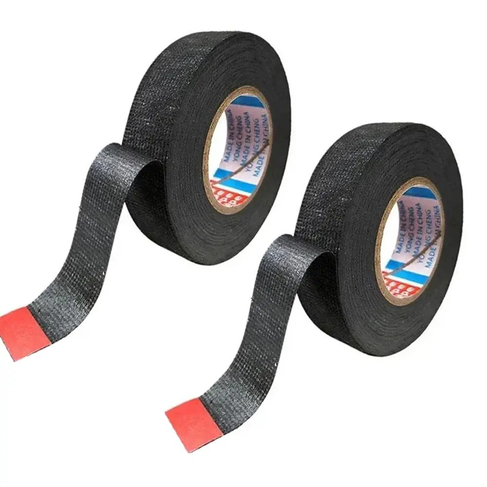 Electrical insulating tape, high temperature resistant, flame retardant, and waterproof tape, high-adhesion tear-resistant binding tape, environmentally friendly halogen-free wire repair tape, two rolls of emergency insulating tape.