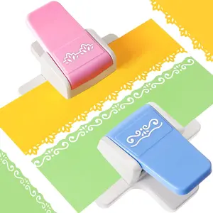 2 count Paper Punch Fancy Border Edge Craft Flower Embossing Handmade DIY  Card Puncher for Paper Craft Scrapbooking Wedding Cards(Sweet Style)