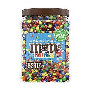 M&M's Minis Milk Chocolate Candy Jar 52 oz