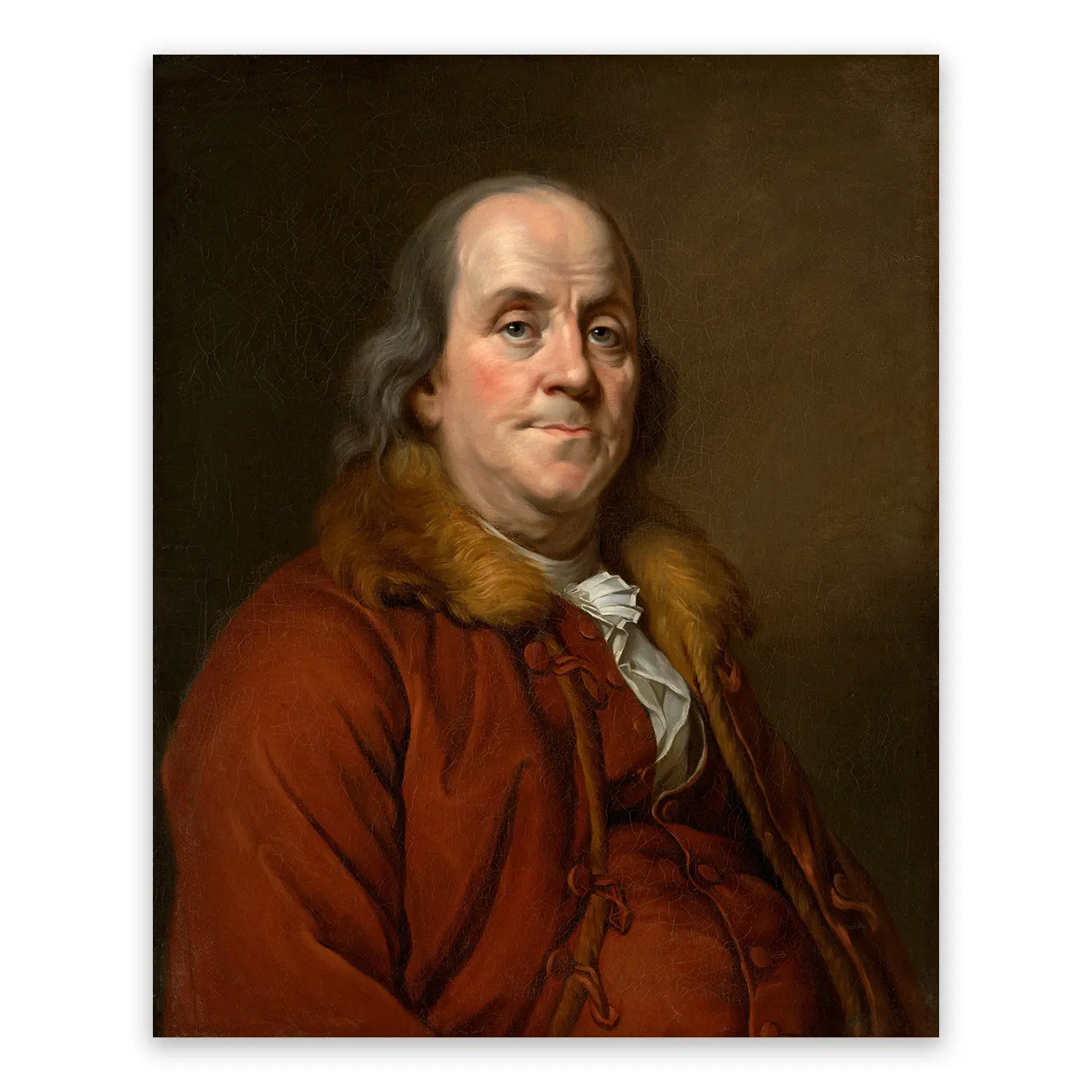 Benjamin Franklin Portrait, Premium Reproduction Print