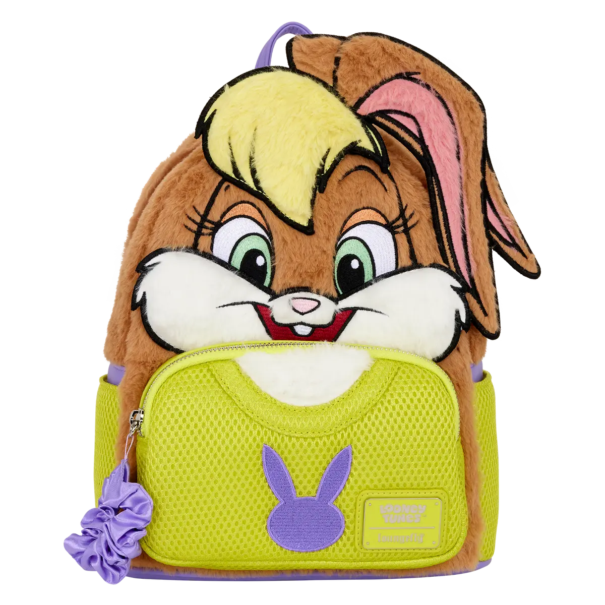Looney Tunes Lola Bunny Cosplay Mini Youth Backpack, Functional Luggage Bag, Logo Embroidered Backpack, One Size, Collectibles