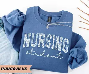 Nursing Student Sweatshirt or T-Shirt, Nursing Student Shirt, Nursing School Tee, Student Nurse Apparel, Future Nurse Gift, Nursing School Outfit