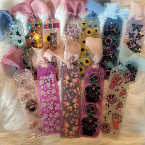 Acrylic bookmarks handmade with love // book lovers