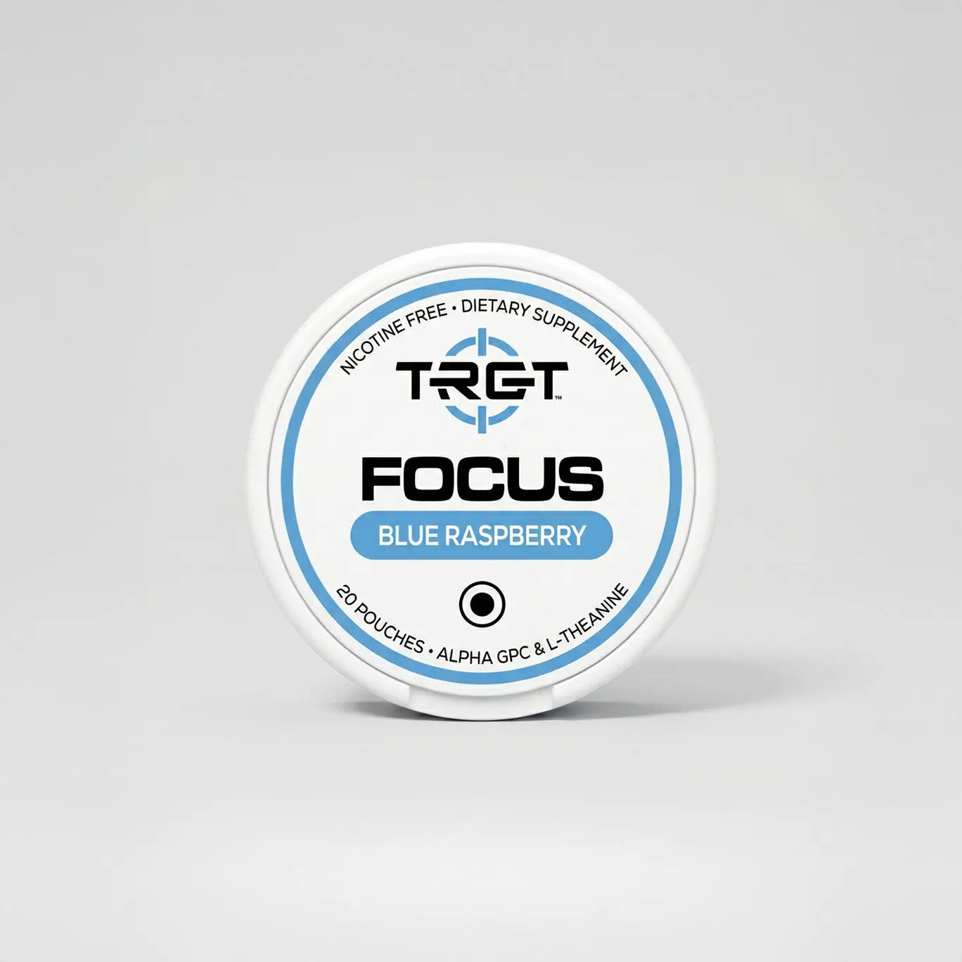 TRGT Focus Pouches Nicotine-Free Nootropic Brain Support with Alpha GPC, L-Theanine, L-Tyrosine & Huperzine A for Concentration & Mental Clarity, No Jitters or Crash