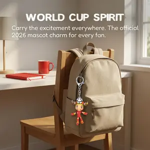 【FIFA】FIFA World Cup 2026 mascot, officially authorizedfigurineby the United States, Canada, and Mexico, andacollection of fan 6cm Keychain,Moose Maple tiktokshopspringglowup