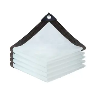 Transparent Vinyl Waterproof Tent Cloth Set, Professional Grade Windproof Material for Yard Shading and Chicken Coop Protection, Tent Outdoor