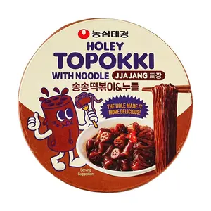 NONGSHIM Korean Instant Cup Noodle with Holey Rice Cake 128g - Spicy Fried Sauce Flavor NONGSHIM Korean Instant Cup Noodle with Holey Rice Cake 128g - Spicy Fried Sauce Flavor