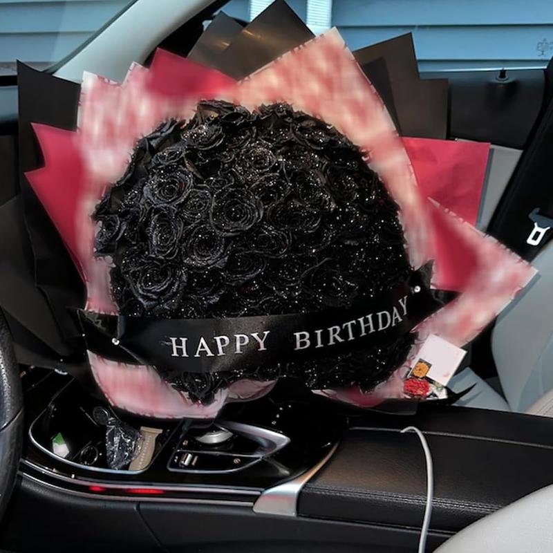 Glitter Rose Bouquet,Artificial Rose Flowers Bouquet,DIY Bouquet Shiny Fake Rose Bouquet Love Gift,Rose Glitter,DIY Bouquet Gifts for Valentine's Day Gift Decor Decorative bouquet  perfection, fake glitter flower