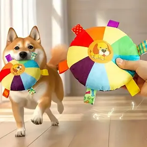 Durable Interactive Chew Dog Toy with Cartoon Bear Sounding Features, Gentle Material for Training and Entertainment, Suitable for All Breeds, Fun Pet Toy