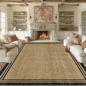 Boho Style Geometric Pattern Carpet, Boho Runner Rug, 1 Count Non-slip Washable Floor Mat, Decorative Area Rug for Home Living Room Bedroom Study Room