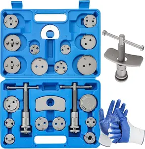 24pcs Brake Caliper Tool, Heavy Duty Disc Brake Caliper Tool Set, Wind Back Kit for Brake Pad Replacement,