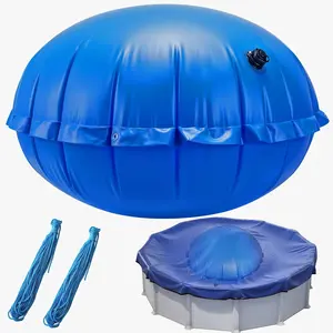 4ft Dia Pool Pillows for Above Ground Pools for Closing Winter, 0.4mm Thicker Round PVC Pool Balloon Air Pillow Winterizing Closing Kit with Ropes for Support Swimming Pool Covers