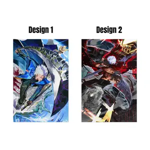 (UNFRAMED POSTER) DMC Dante Vergil Poster Set, Devil May Cry Wall Art, Demon Hunter Brothers Art Print, Anime Game Poster, Gamer Room Decor
