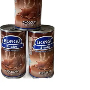 Bongu Shake Chocolate Pack 3 - Milk-Based Energy Drink, 325ml Cans, Rich Chocolate Flavor, Perfect for Energy Boost
