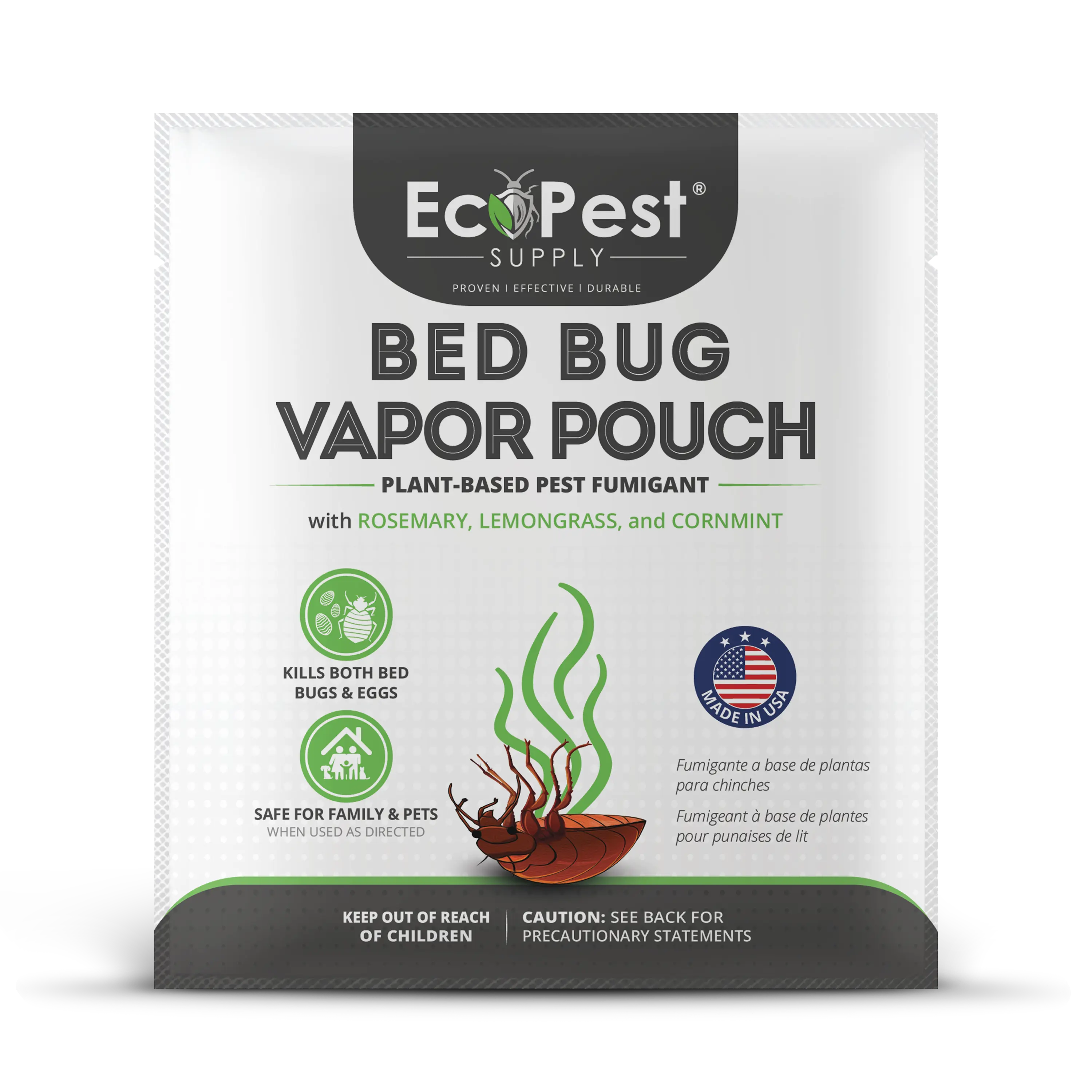 Bed Bug Vapor Pouch | Fumigant for Luggage, Beds, Couches, and Other Furniture